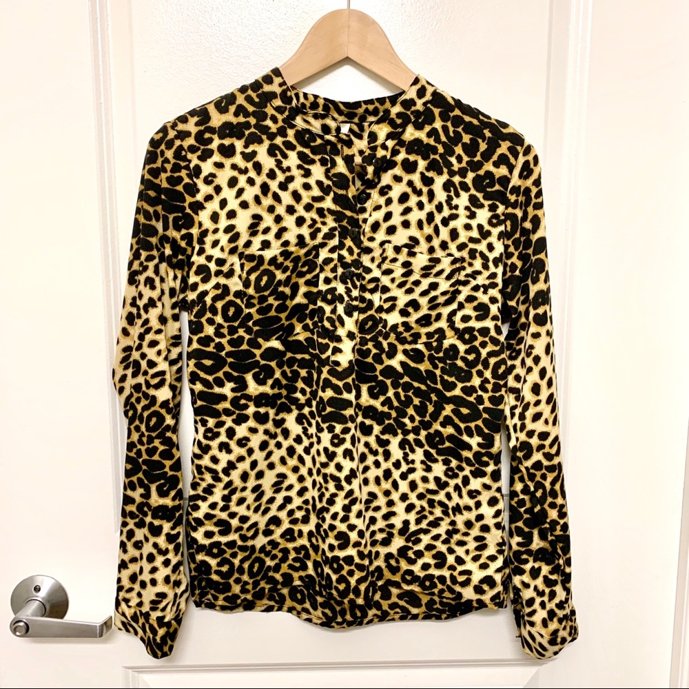 Leopard Button Up Shirt